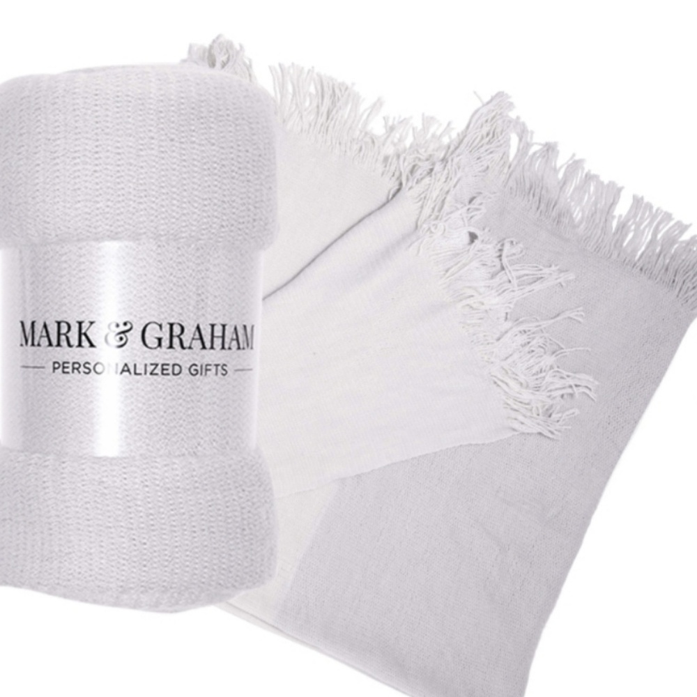 NWT, Mark & Graham Color Block Throw - Picture 1 of 4
